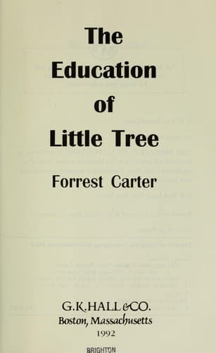 Cover of Education of Little Tree