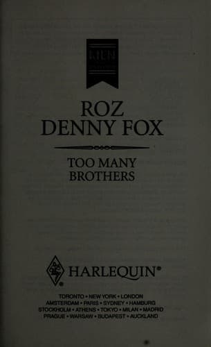 Cover of Too many brothers