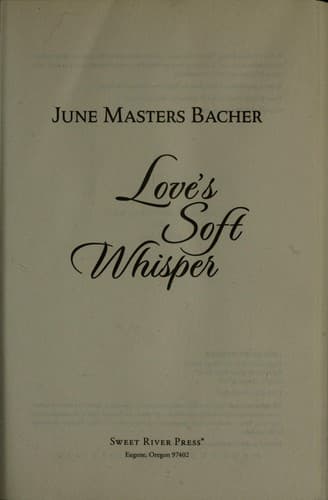 Cover of Love's soft whisper