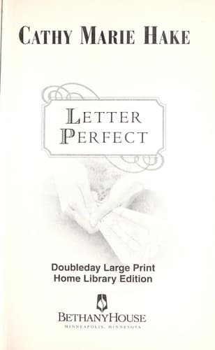 Cover of Letter Perfect
