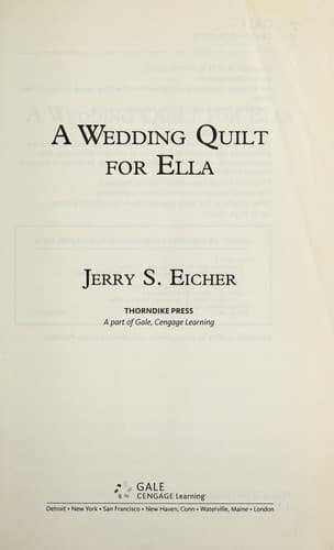Cover of A wedding quilt for Ella