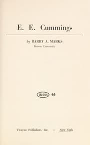 Cover of E.E. Cummings