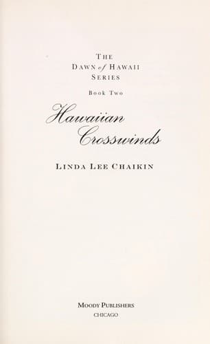 Cover of Hawaiian crosswinds