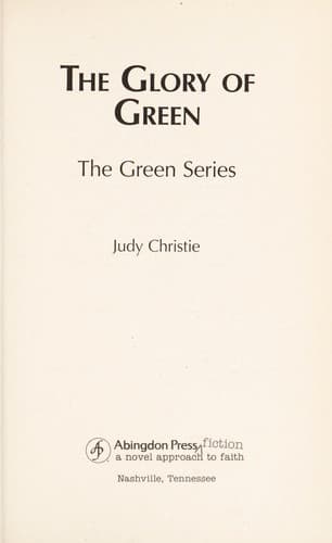 Cover of The glory of Green
