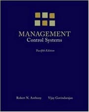 Cover of Management control systems