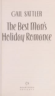 Cover of The best man's holiday romance