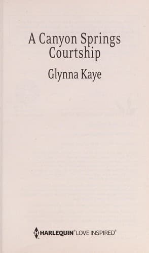 Cover of Canyon Springs Courtship