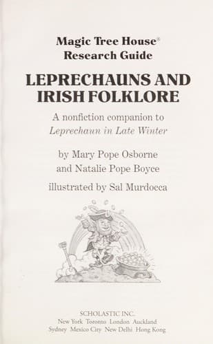 Cover of Leprechauns and Irish Folklore