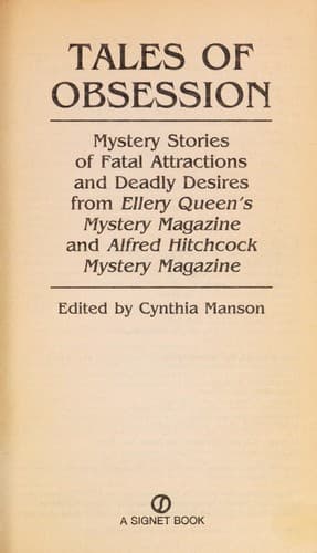 Cover of Tales of Obsession