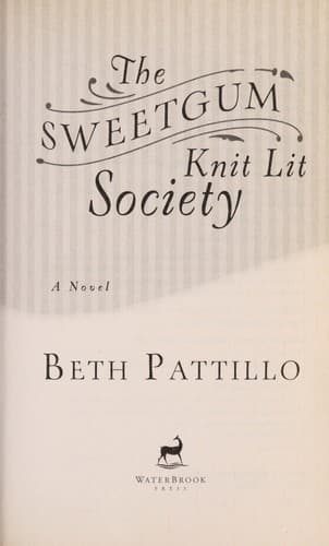 Cover of The Sweetgum Knit Lit Society