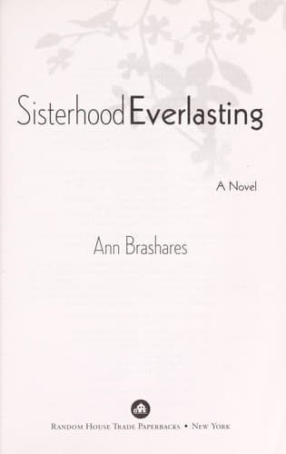 Cover of Sisterhood Everlasting