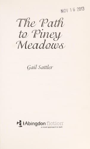 Cover of Path to Piney Meadows