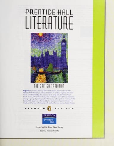 Cover of Prentice Hall Literature