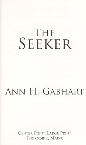 Cover of The seeker