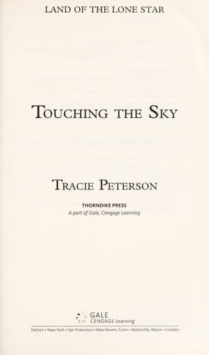 Cover of Touching the sky