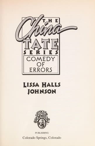 Cover of Comedy of errors