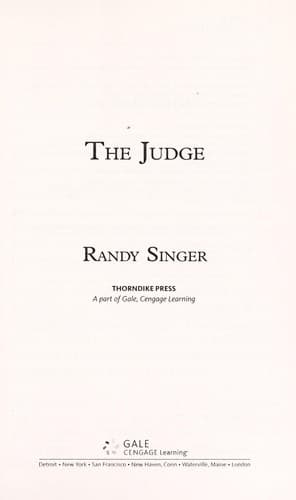 Cover of Judge