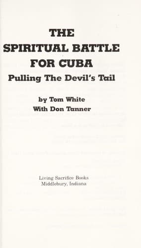 Cover of The spiritual battle for Cuba
