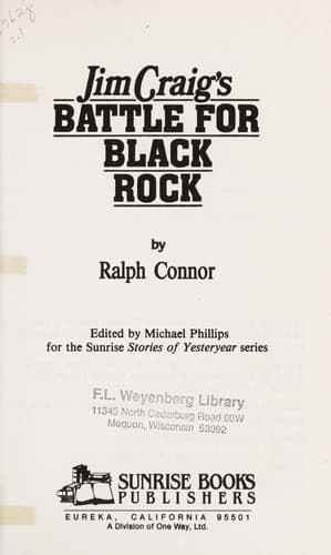 Cover of Jim Craig's battle for Black Rock