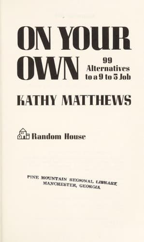 Cover of On your own