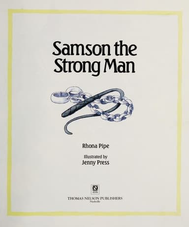 Cover of Samson the strong man