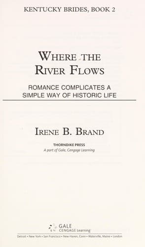 Cover of Where the river flows