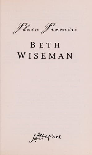 Cover of Plain promise