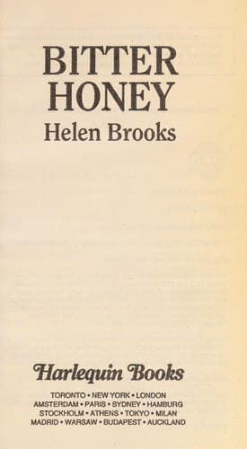Cover of Bitter Honey (Stolen Moments)