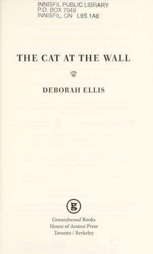 Cover of The cat at the wall