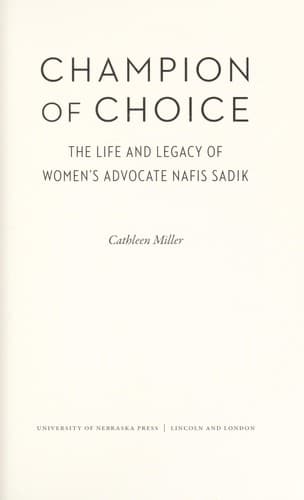 Cover of Champion of choice