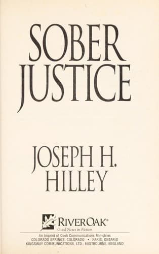 Cover of Sober Justice