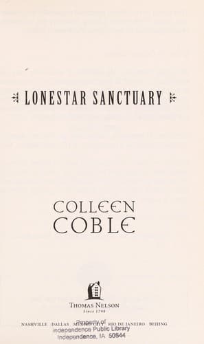 Cover of Lonestar Sanctuary