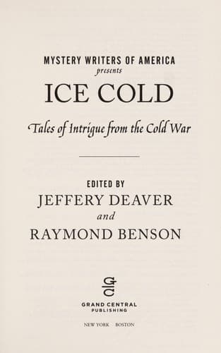 Cover of Mystery Writers of America Presents Ice Cold