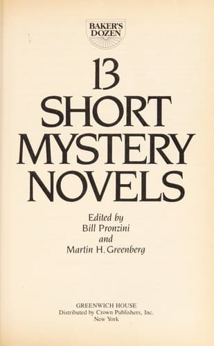 Cover of The Mammoth book of short crime novels