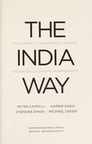 Cover of The India way