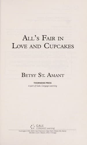 Cover of All's Fair in Love and Cupcakes