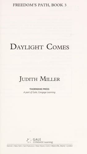 Cover of Daylight comes
