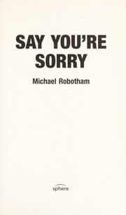 Cover of Say you're sorry
