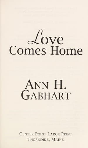 Cover of Love comes home