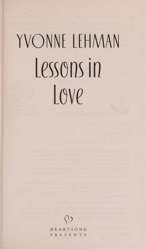 Cover of Lessons in Love