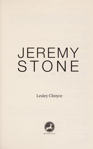 Cover of Jeremy Stone