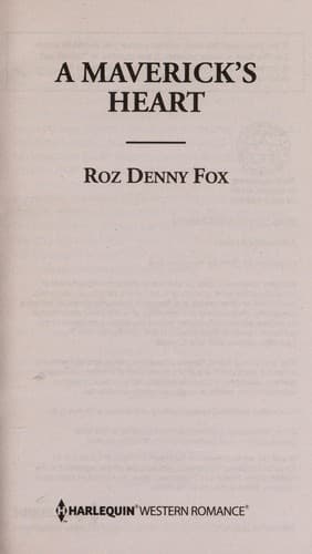 Cover of A maverick's heart