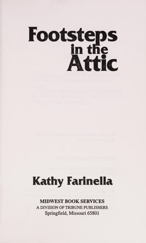 Cover of Footsteps in the attic