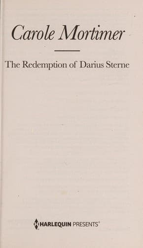 Cover of Redemption of Darius Sterne
