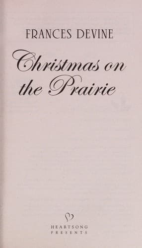 Cover of Christmas on the Prairie