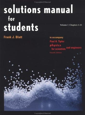 Cover of Solutions Manual for Students Vol 1 Chapters 1-21