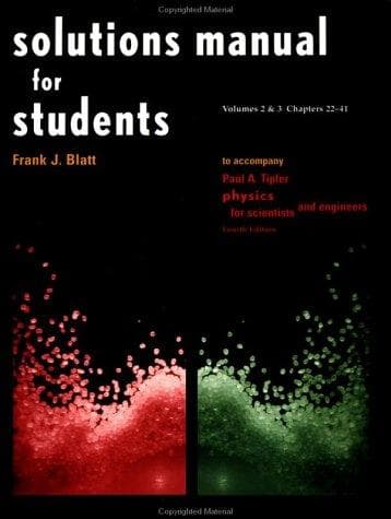 Cover of Solutions Manual for Students Vols 2 & 3 Chapters 22-41