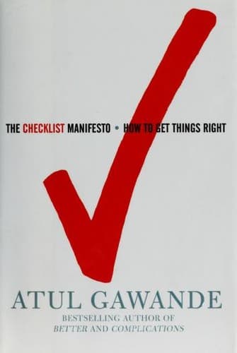 Cover of The checklist manifesto