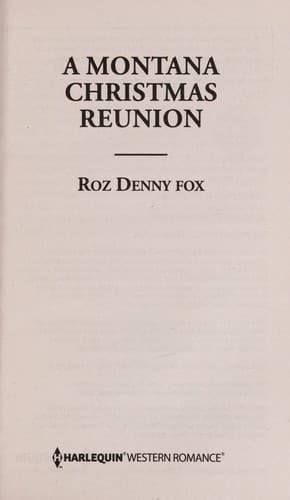 Cover of A Montana Christmas reunion