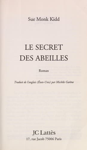 Cover of Le Secret des abeilles